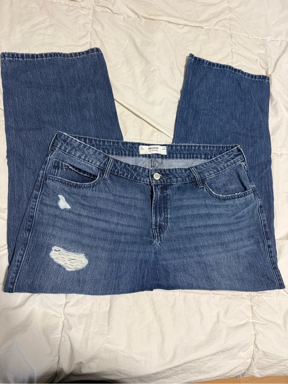 Hollister Medium Blue Straight Leg Women's Jeans